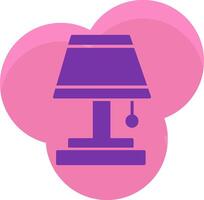 Table Lamp Icon Design Symbol vector