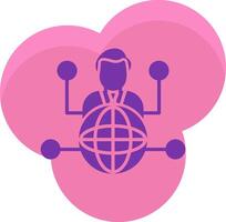 Outsource Icon Design Symbol vector
