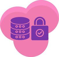 Database Icon Design Symbol vector