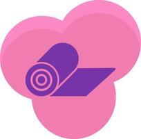 Gym Mat Icon Design Symbol vector