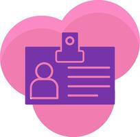 Identification Card Icon Design Symbol vector