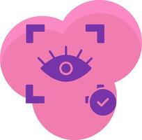 Eye Recognition Icon Design Symbol vector