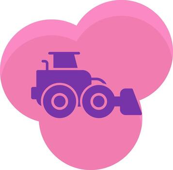 Front Loader Icon Design Symbol vector