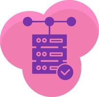 Database Icon Design Symbol vector