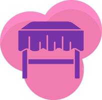 Dining Table Icon Design Symbol vector