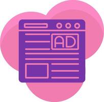 Advertisement Icon Design Symbol vector