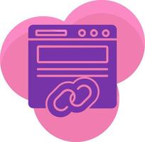 Backlinks Icon Design Symbol vector