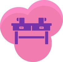 Coffee Table Icon Design Symbol vector