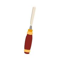 carve chisel carving cartoon illustration vector