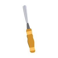 carve chisel carving cartoon illustration vector