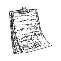conditions contract sketch hand drawn vector