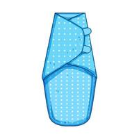 secure swaddle wrap cartoon illustration vector