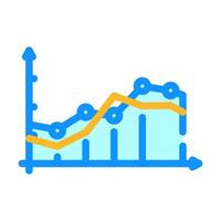 analytics chart big data color icon illustration vector