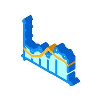 analytics chart big data isometric icon illustration vector