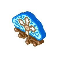 load balancer cloud computing isometric icon illustration vector