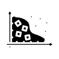 feature extraction machine learning glyph icon illustration vector