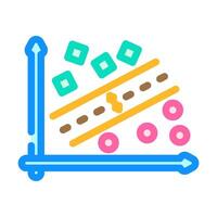 support machine learning color icon illustration vector