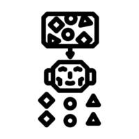 classification machine learning line icon illustration vector