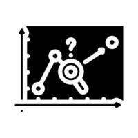 predictive analytics machine learning glyph icon illustration vector
