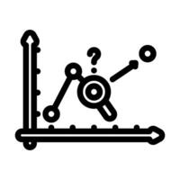 predictive analytics machine learning line icon illustration vector