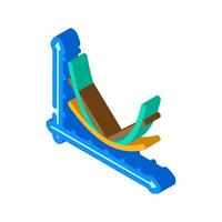 loss function chart machine learning isometric icon illustration vector