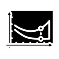 overfitting warning machine learning glyph icon illustration vector
