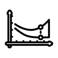 overfitting warning machine learning line icon illustration vector