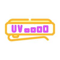 uv detector wearable color icon illustration vector