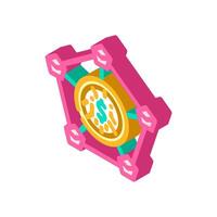 distributed ledger decentralized application isometric icon illustration vector