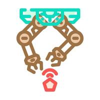 cyber physical systems industry 5 color icon illustration vector