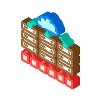 edge computing industry industry 5 5 isometric icon illustration vector