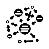 semantic web natural language processing nlp glyph icon illustration vector