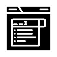 autocomplete natural language processing nlp glyph icon illustration vector