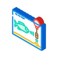 hydrophone world ocean isometric icon illustration vector