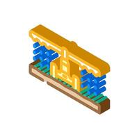 irrigation system agri tech isometric icon illustration vector