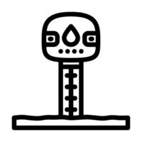 soil moisture sensor agri tech line icon illustration vector