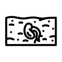 seed agri tech line icon illustration vector