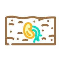 seed agri tech color icon illustration vector