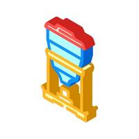 automated feeder agri tech isometric icon illustration vector