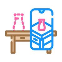 virtual object overlay augmented reality color icon illustration vector