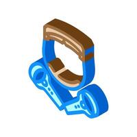 mixed reality headset augmented reality isometric icon illustration vector