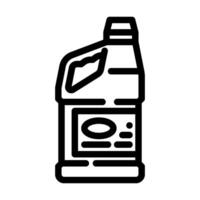 bleach bottle line icon illustration vector