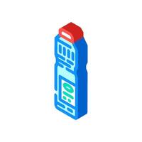 bottle bleach isometric icon illustration vector