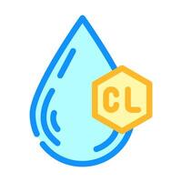 droplet bleach color icon illustration vector