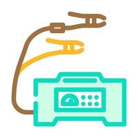 jump starter kit accessory color icon illustration vector