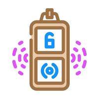 key finder accessory color icon illustration vector