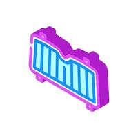 sunshade accessory isometric icon illustration vector