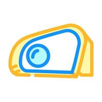 blind spot mirrors accessory color icon illustration vector