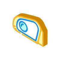 blind spot mirrors accessory isometric icon illustration vector