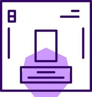 Oxygen Outline Style Icon vector